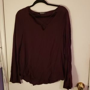Long sleeve blouse